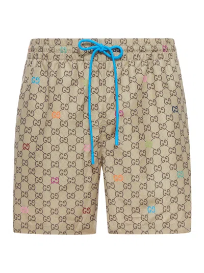 Gucci Printed Technical Poplin Swimsuit