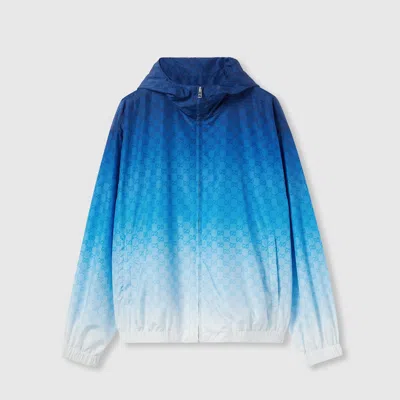 Gucci Printed Technical Poplin Zip Jacket