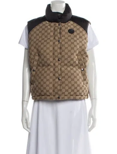 Pre-owned Gucci Printed Vest In Neutral