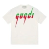 Gucci Printing Classic Short Sleeve Creamy White In White