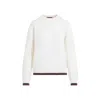 Gucci Women Ivory Wool Blend Sweater In White