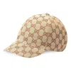 Gucci (ps)  Original Gg Canvas Hat 'beige Ebony' In Brown
