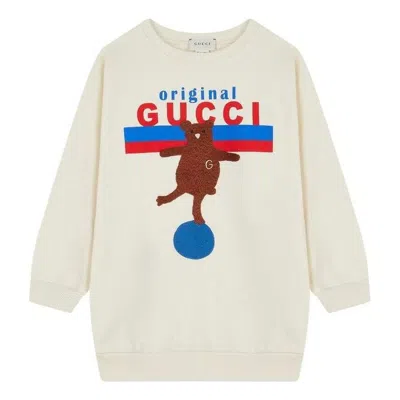 Gucci (ps)  Original  Bear Jumper 'white' In Neutral