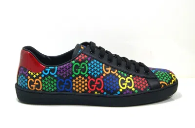 Pre-owned Gucci Psychedelic Ace Low Top Sneakers In Mehrfarbig