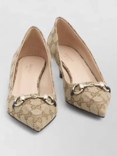GUCCI CANVAS PUMPS