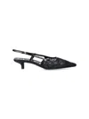 Gucci Women Pumps Slingback With Crystals In Black