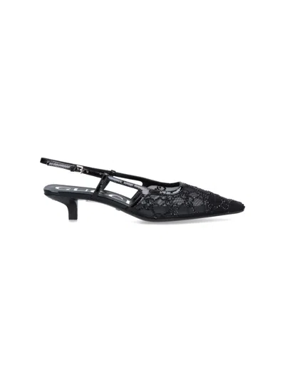 GUCCI PUMPS SLINGBACK WITH CRYSTALS