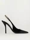 Gucci Signoria Embellished Patent-leather Slingback Pumps