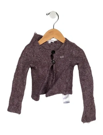 Pre-owned Gucci Babies' Purple Casual Jacket With Button Closure