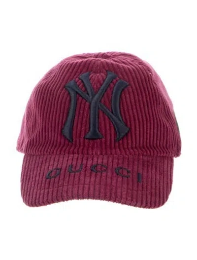 Pre-owned Gucci Purple  Baseball Hat. Designer Size M