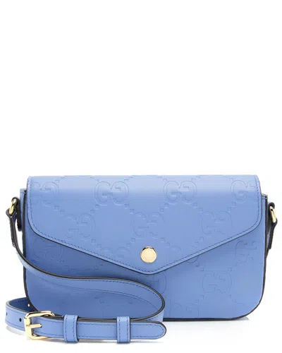 Gucci Purple Leather Mini Pochette (authentic Pre-loved)