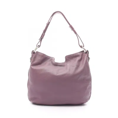 Pre-owned Gucci Purple Leather Shoulder Bag ()