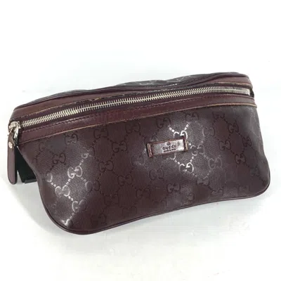 Pre-owned Gucci Purple Pvc Leather Shoulder Bag Sling Bag ()
