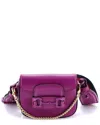 Gucci Purple Sheep Leather Horsebit 1955 Shoulder Bag Super Mini (authentic  Pre-loved) In Purple