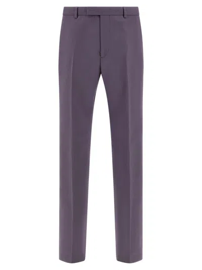 GUCCI MEN PURPLE TAILORED TROUSERS, 36 LUXURY PANTS FOR MEN DARVEYS
