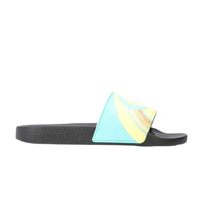Pre-owned Gucci Pursuit Slide 'aquamarine' | Blue | Men's Size 10