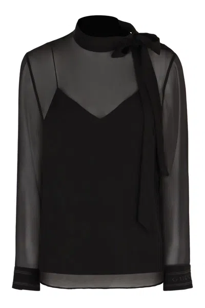 Gucci Pussy-bow Silk Blouse