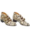 Gucci Python-embossed Leather Bootie (authentic Pre-loved)