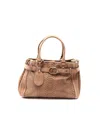 Gucci Python Gg Running Tote Bag In Sand