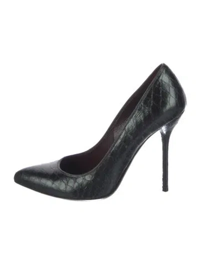 Pre-owned Gucci Python Pumps