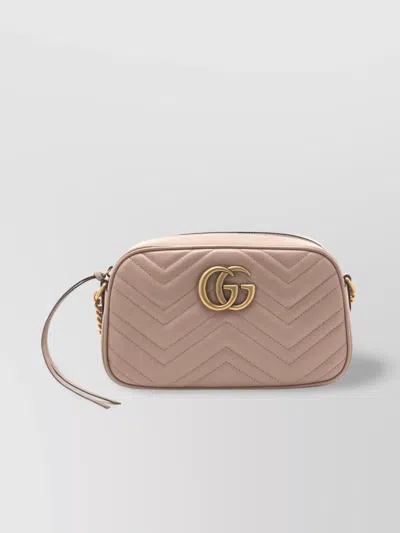 Gucci Quilted Chain Strap Shoulder Bag In Neutral