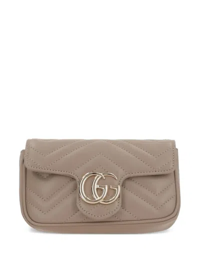 Gucci Quilted Double-g Shoulder Bag