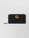 Gucci Quilted Gg Marmont 2.0 Wallet In Black