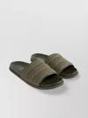 Gucci Green Open Toe Slides In Green