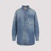 Gucci Washed-denim Shirt In Blue Mix