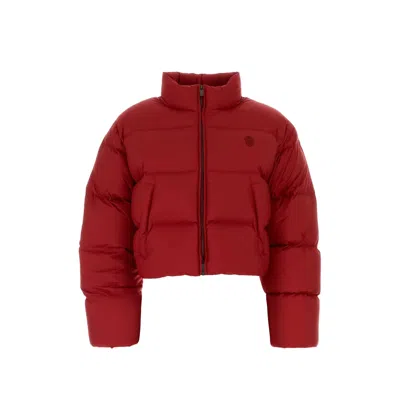 Gucci Quilted Puffer Jacket In Red