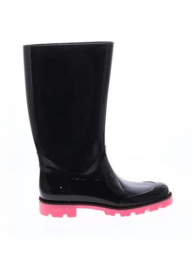 Pre-owned Gucci Rain Boots In Black