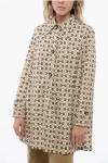 Gucci Single-breasted Horsebit-print Coat