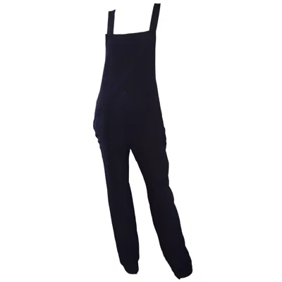 Pre-owned Gucci Rare Late 90s Tom Ford For  Size 42 / 8 / 10 Black Silk Jumpsuit Racerback