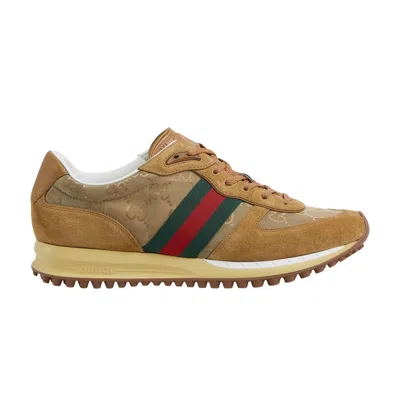 Pre-owned Gucci Re-motion Sneaker 'camel' | Tan | Men's Size 9 In Brown