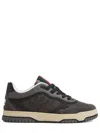Gucci Re-web Black And Gray Sneaker Men In Gray