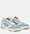 Gucci Re-web Denim Sneakers In Blue