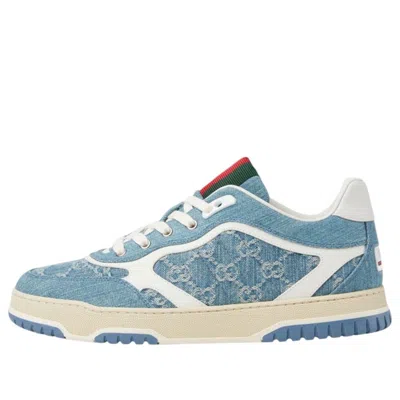 GUCCI GUCCI RE-WEB GG DENIM 'LIGHT BLUE'