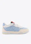 Gucci Re-web Lace-up Sneakers In Blue