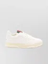 Gucci Re-web Leather Perforated Sneakers In White