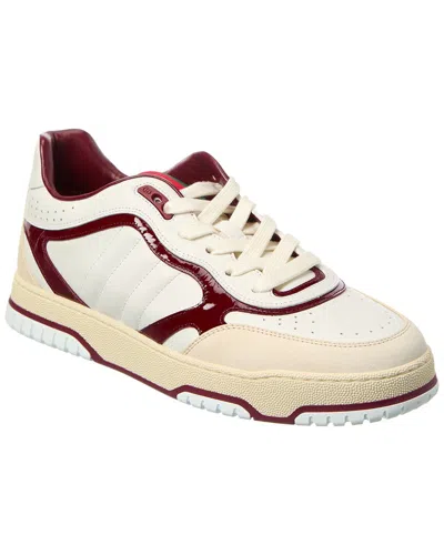 GUCCI GUCCI RE-WEB LEATHER SNEAKER