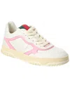 Gucci Women's Re-web Leather Sneakers In White