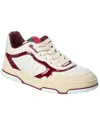 Gucci Re-web Leather Sneaker In White