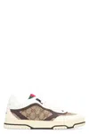 Gucci Re-web Low-top Sneakers In Gold