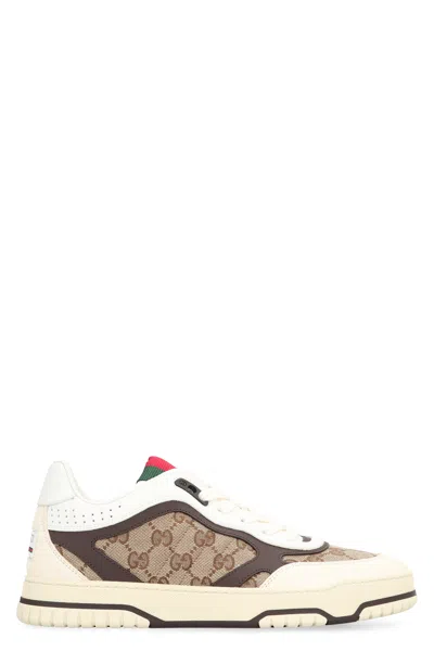 GUCCI GUCCI RE-WEB LOW-TOP SNEAKERS
