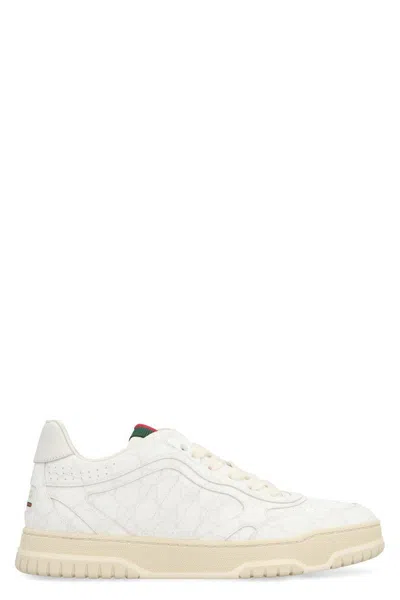 GUCCI GUCCI RE-WEB LOW-TOP SNEAKERS