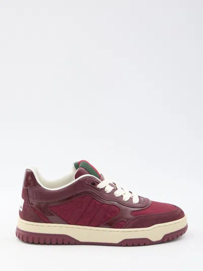 GUCCI GUCCI RE-WEB LOW-TOP SNEAKERS