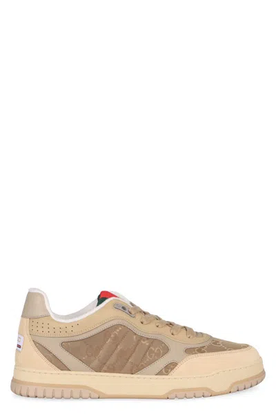 GUCCI GUCCI RE-WEB LOW-TOP SNEAKERS