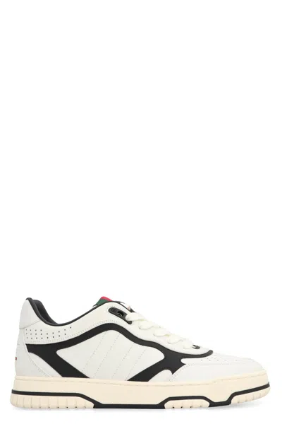 Gucci Re-web Low-top Sneakers In White