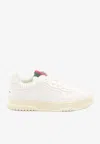 Gucci Reweb Sparrow Low-top Leather Sneakers In White