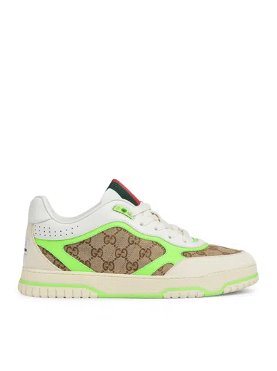 Gucci Re-web Panelled Sneakers In Multi